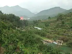 Jinxi Creek Valley west of Xiaoxi Town