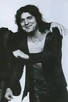 Bouchard as part of Blue Öyster Cult in 1977