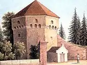 The Tanners' Tower, as painted by Johann Böbel