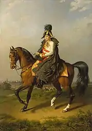Equestrian portrait of Franz I
