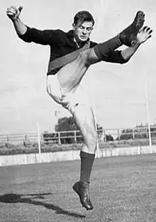 John Coleman kicking action