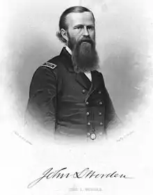 Engraving showing Commander Worden likeness in 1862