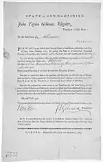 Image 9Order by John Taylor Gilman, State Treasurer and later Governor, 1784 (from History of New Hampshire)