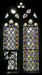 Mid-19th-century window of Powell's impressed and silver-stained quarries. Sydney