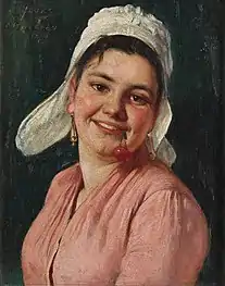 A Girl with Cherries (1879)