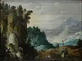 J. de Momper, Mountain landscape