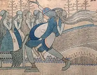 Abduction of Kyllikki, Joseph Alanen&nbsp;[fi], 1916–1917