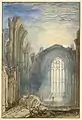 Joseph Mallord William Turner, Melrose Abbey, c. 1822