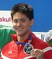 Joseph Schooling, Singaporean swimmer who, at the 2016 Olympics, achieved Singapore's first ever Olympic gold medal