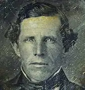 A daguerreotype of a man