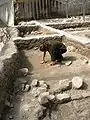 Abbasid-period buildings being excavated at the Givati Parking Lot dig, Jerusalem. Palestine was neglected by the Abbasids, and was mainly a society of peasant farmers.