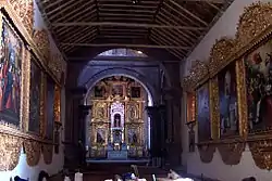 Altar of the Church of San Juan de Letrán in Juli.