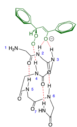 Poly-leucine α-Helix Active Site Structure in the Juliá–Colonna Epoxidation