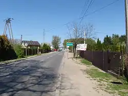 Street an road sign of Julianów, Gmina Piaseczno