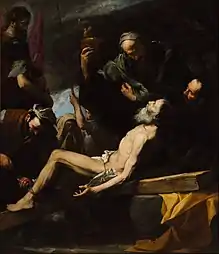 Martyrdom of Saint Andrew, 1628. 209 x 183 cm., Museum of Fine Arts Budapest