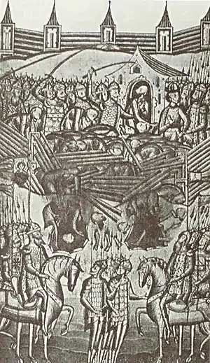 Golden Horde raid at Kiev