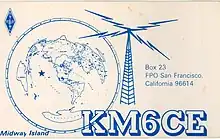 KM6CE QSL