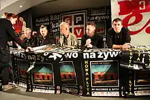 Kazik Na Żywo signing autographs, 5 December 2011 in Warszawa