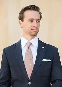 Krzysztof Bosak standing in Kielce