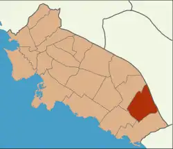 Location of Kozyatağı in Kadıköy