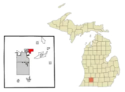 Location of Comstock Northwest, Michigan