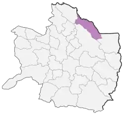 Location of Kalat County in&nbsp;Razavi&nbsp;Khorasan&nbsp;province