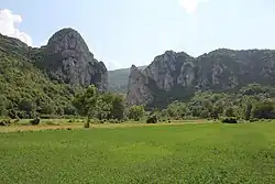 Erma Gorge on the border to Serbia