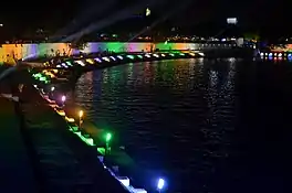 View of the Kankaria Lake during the Kankaria Carnival