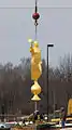 Delivery of Angel Moroni statueMarch 24, 2011