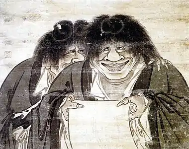 Han Shan and Shi De. Early 1600s.