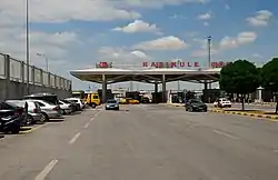 Kapıkule Border Crossing Turkey to Bulgaria on the state road D-100