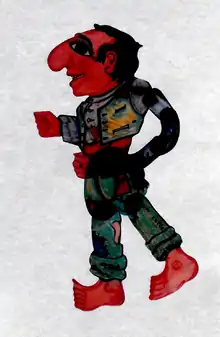 Karagiozis shadow puppet