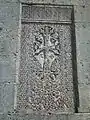 Khachkar embedded into the wall of S. Astvatsatsin