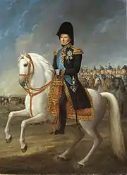 Charles XIV John as Crown Prince. Between 1812 and 1814 Charles John was offered the role of Generalissimo by Sweden, Russia, Imperial France and Bourbon France.