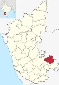 Location in Karnataka
