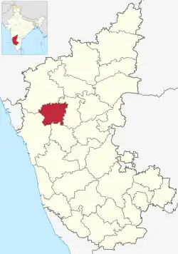 Location in Karnataka