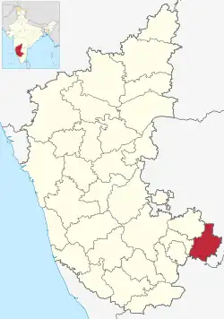 Location in Karnataka