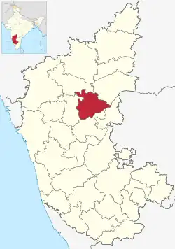 Location in Karnataka =