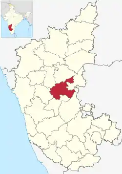 Location in Karnataka