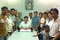Residents of Kasoy Street, Barangay Balangkas meeting with then-Representative Rex Gatchalian.