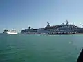 Cruise ships at the harbour