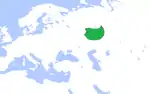 Location of Kazan