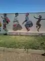Ke-Ditselana Cultural Village wall mural