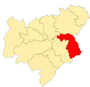 Location of the ward