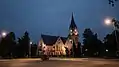 Kemi church at night