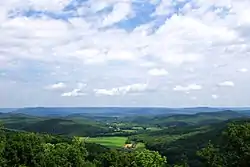 Kennamer Cove, viewed from Gunters Mountain