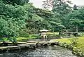 The Flying Geese Bridge in Kenroku-en garden (between 1822 and 1874).
