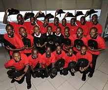 The Kenyan Boys Choir, Heathrow Airport