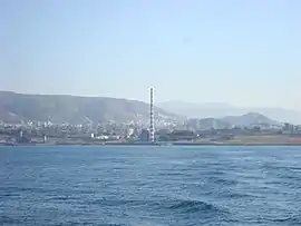 View of Keratsini power station in Piraeus
