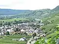 View over Kesten and the Moselle